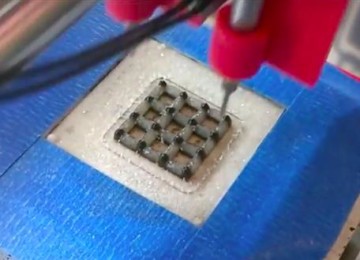 3D print manufacturing the graphene aerogel